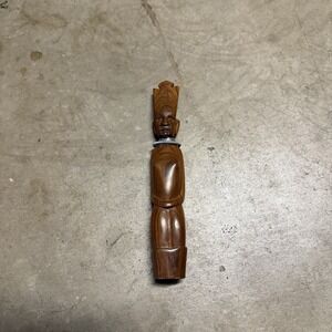 Vintage African‎ Hand Carved Wooden Sculpture 1950s